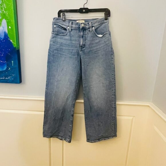 Madewell Perfect Vintage Wide-Leg Jeans Women's 29P Heathcote - Picture 2 of 10